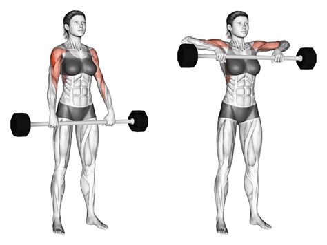 1. Cable Upright Row. By doing the upright row in a cable machine instead of using a barbell, you could get a more natural movement pattern thanks to the constant tension provided by the cable machine. So if you feel like the barbell upright row might be a bit hard on your shoulder joints, you might want to give the cable version a go. 2 ...